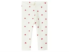 Name It leggings cloud dancer med hjerteprint